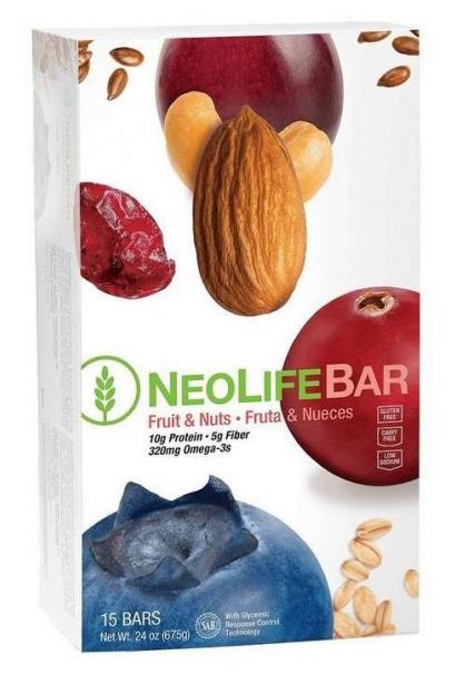 NeoLife Bar is high and fibre