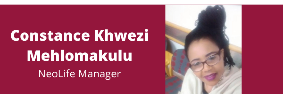 Constance Khwezi Mehlomakulu is a new manager with NeoLife